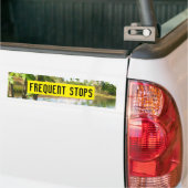 FREQUENT STOPS-bumpersticker Bumpersticker (Op Truck)
