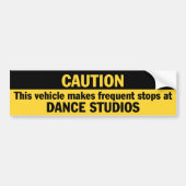 Frequente stoppen (Dance) Bumpersticker (Voorkant)