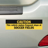 Frequente stoppen (Voetbal) Bumpersticker (Op auto)