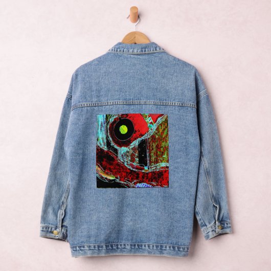 Frequentie Serpent – Abstracte Energie Compacte Sp Denim Jacket (Hangar)
