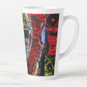 Frequentie Serpent – Abstracte Energie Compacte Sp Latte Mok (Rechts)
