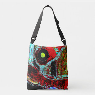Frequentie Serpent – Digitale Abstracte Energie Cr Crossbody Tas