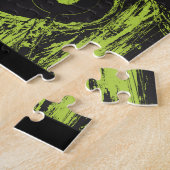 Frequentie Serpent – Digitale Abstracte Energiepuz Legpuzzel (Zijkant)