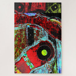 Frequentie Serpent – Digitale Abstracte Energiepuz Legpuzzel