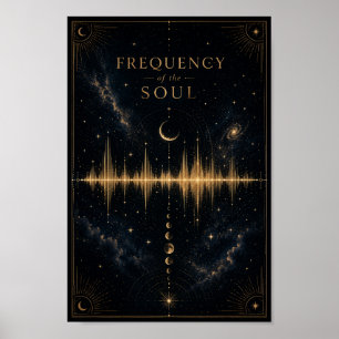 Frequentie van de Ziel Poster Hemelse Geluidsgol