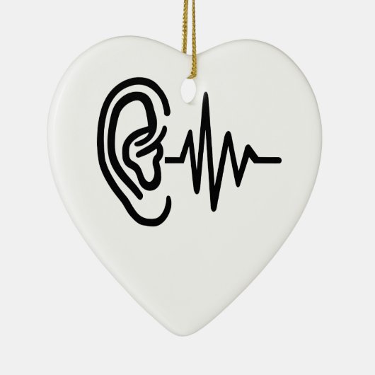 Frequentie van het oor keramisch ornament (Rechts)