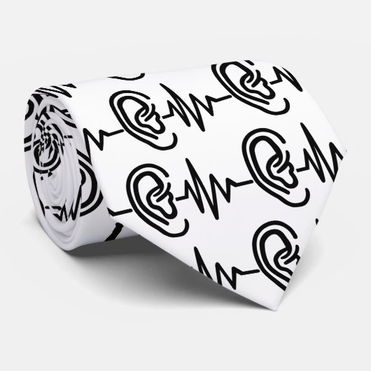 Frequentie van het oor stropdas (Opgerold)