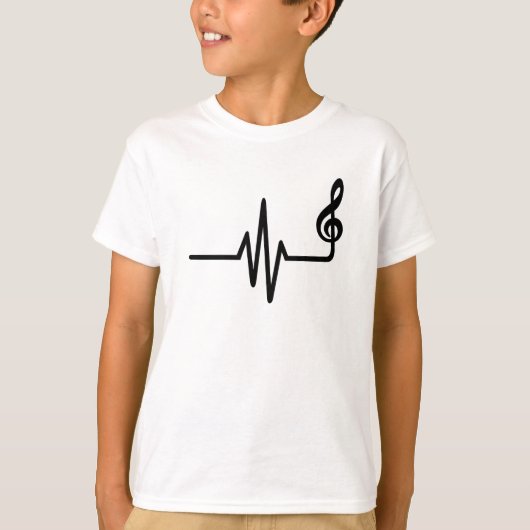 Frequentiemuzieknotitie T-shirt (Voorkant)