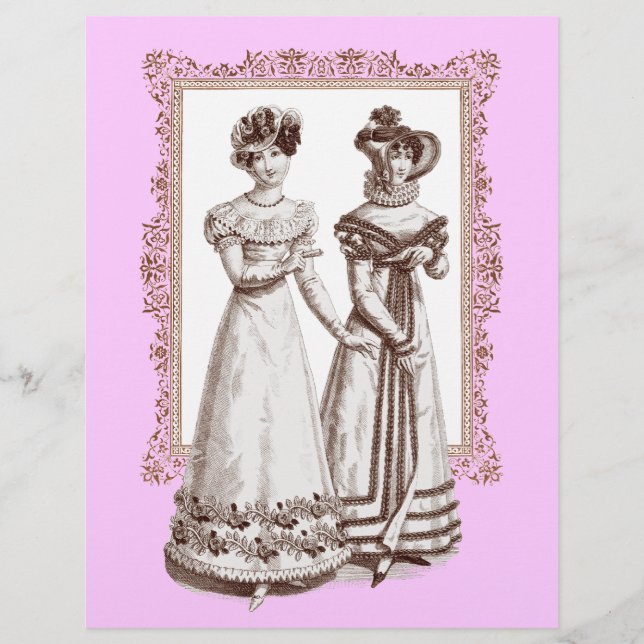 Frequentieperiode Costumes - 1821 Franse Modes (Voorkant)
