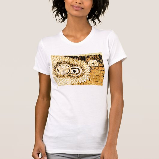 frequenties van de zonnebloemen t-shirt (Voorkant)