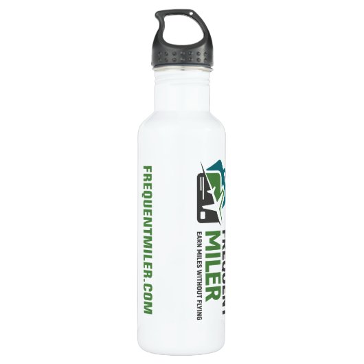 FREQUENTMILER voor waterflessen.COM Waterfles (Achterkant)