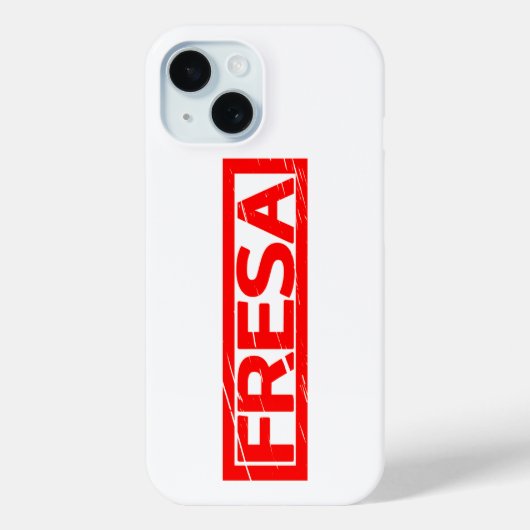 Fresa Stamp Case-Mate iPhone Case (Achterkant)