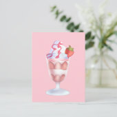 Fresas Con Crema Mexicanas Briefkaart (Staand voorkant)