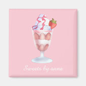 Fresas Con Crema Mexicanas Magneet (Voorkant)