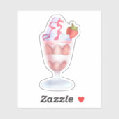 Fresas Con Crema Mexicanas Sticker (Vel)