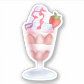 Fresas Con Crema Mexicanas Sticker (Voorkant)
