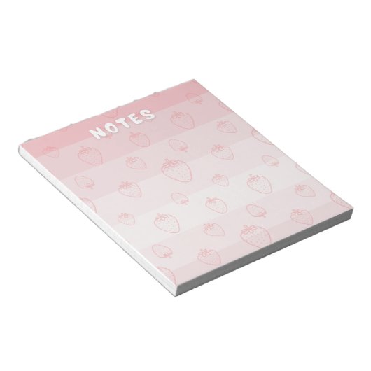 Fresas con Crema Notitieblok (Schuin)