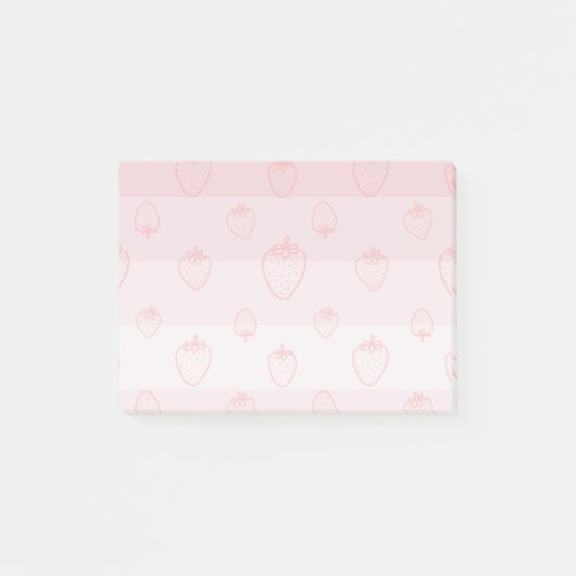 Fresas con Crema Post-it Notes (Voorkant)
