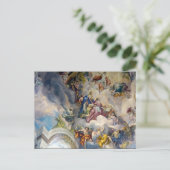 fresco baroque angels briefkaart (Staand voorkant)