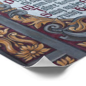 Fresco Detail, Duitsland Poster (Hoek)