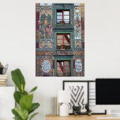 Fresco Detail, Duitsland Poster (Thuiskantoor)