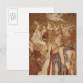 Fresco, Elisabeth-Galerie, Castle Wartburg Briefkaart (Voorkant / Achterkant)