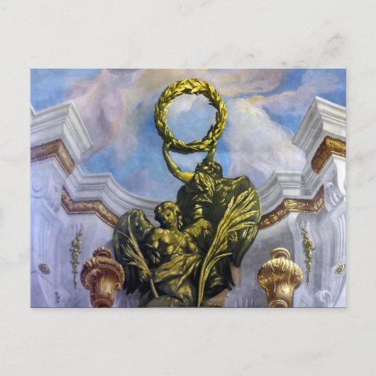 fresco krans briefkaart (Voorkant)