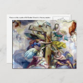 fresco-kruis briefkaart (Voorkant / Achterkant)