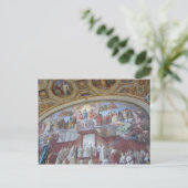 Fresco Plafondschilderingen Rome Briefkaart (Staand voorkant)