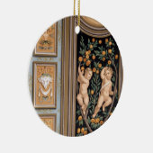 Fresco van Cupids uit de kerk van St. Ambroglio, Keramisch Ornament (Rechts)