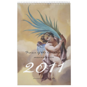 Fresco van de Beierse kloosters Kalender