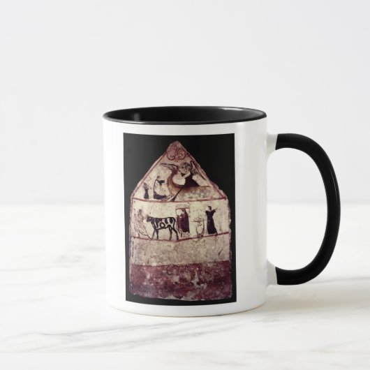 Fresco van de Tomb of Gaudio, c.480 BC Mok (Rechts)