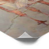 Fresco van een muziekls, Pompeii Poster (Hoek)