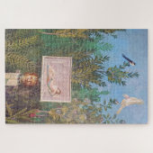 Fresco van een tuinscène, Pompeii Legpuzzel (Horizontaal)