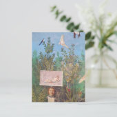 Fresco van een tuinschilderij, Pompeii Briefkaart (Staand voorkant)