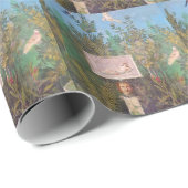 Fresco van een tuinschilderij, Pompeii Cadeaupapier (Rol Hoek)