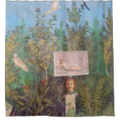 Fresco van een tuinschilderij, Pompeii Douchegordijn (Voorkant)