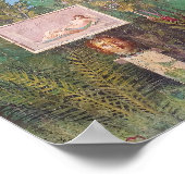 Fresco van een tuinschilderij, Pompeii Poster (Hoek)