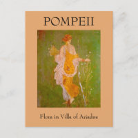Fresco van Flora in Villa van Ariadne, Pompeii