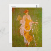 Fresco van Flora in Villa van Ariadne, Pompeii Briefkaart (Voorkant / Achterkant)