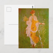 Fresco van Flora in Villa van Ariadne, Pompeii Briefkaart (Voorkant / Achterkant)