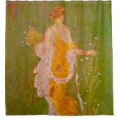 Fresco van Flora in Villa van Ariadne, Pompeii Douchegordijn (Voorkant)