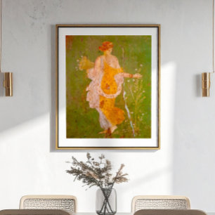 Fresco van Flora in Villa van Ariadne, Pompeii Poster