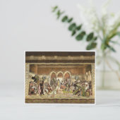Fresco van het Sangersaal-wedstrijd, Briefkaart (Staand voorkant)