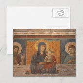 Fresco van Madonna en het kind Briefkaart (Voorkant / Achterkant)