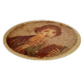 Fresco van Sappho in Pompeii Snijplank (Hoek)