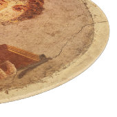 Fresco van Sappho in Pompeii Snijplank (Hoek)