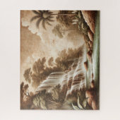 "FRESCO WATERFALL" JIGSAW PUZZLE– LANDSCAPE SERIES LEGPUZZEL (Verticaal)