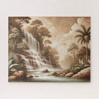 "FRESCO WATERFALL" JIGSAW PUZZLE– LANDSCAPE SERIES LEGPUZZEL