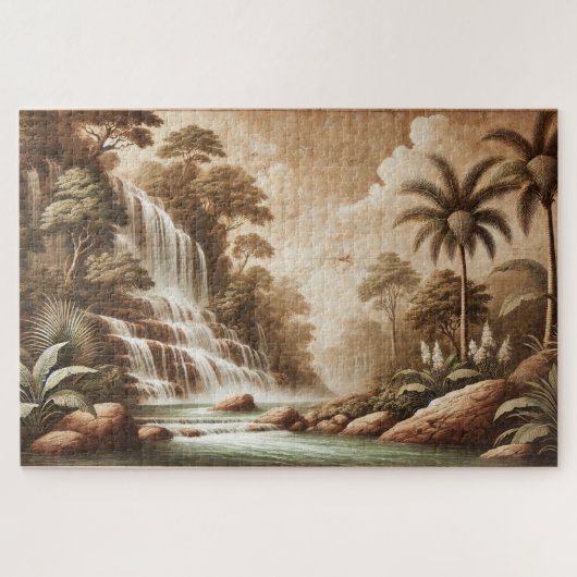 FRESCO WATERVAL PUZZEL – LANDSCHAPSSERIE (Horizontaal)
